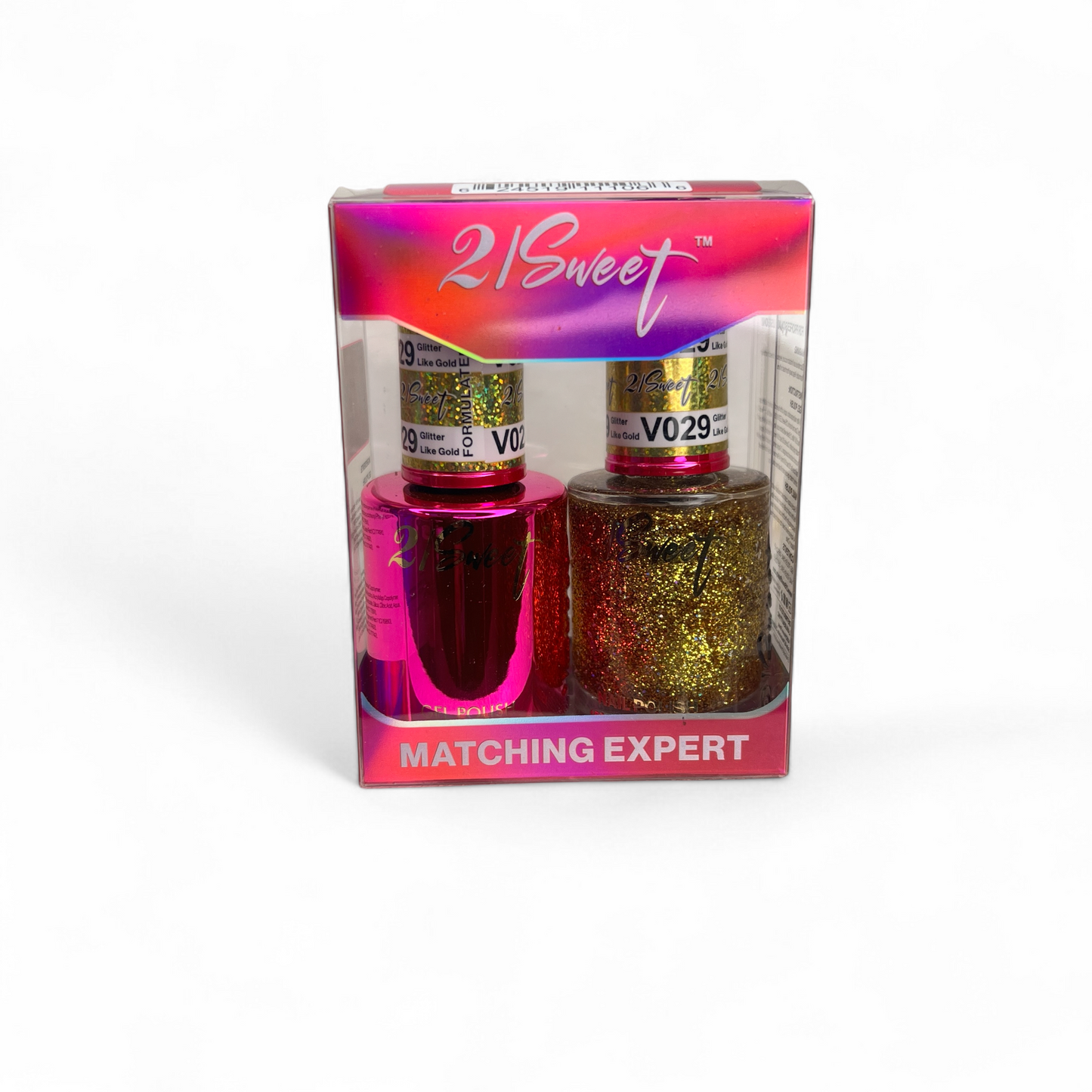 REFILL V001-V100 21Sweet Nail Polish & Gel Polish 290 Colors - 2 in 1