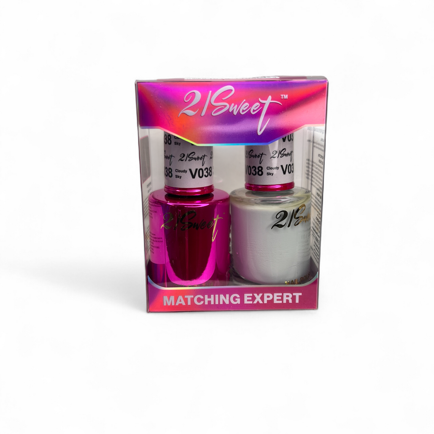 REFILL V001-V100 21Sweet Nail Polish & Gel Polish 290 Colors - 2 in 1