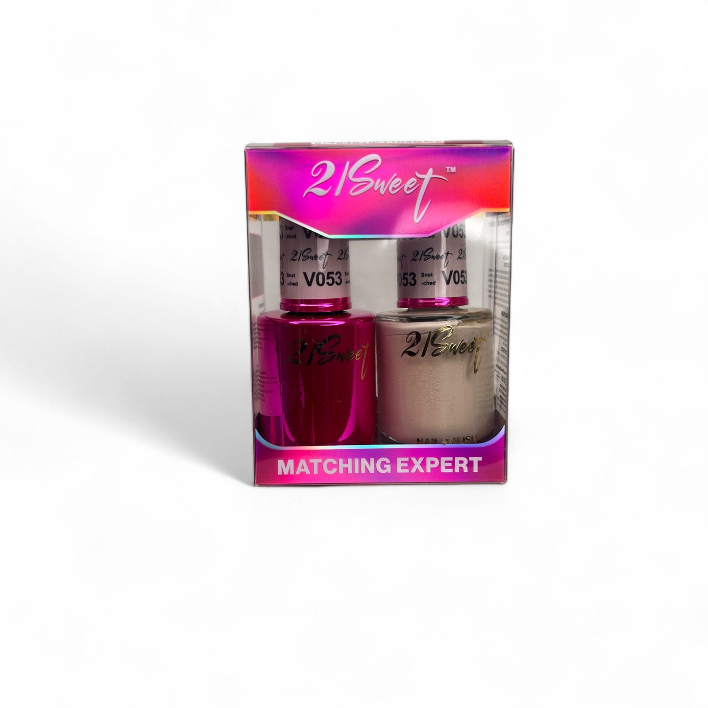 REFILL V001-V100 21Sweet Nail Polish & Gel Polish 290 Colors - 2 in 1