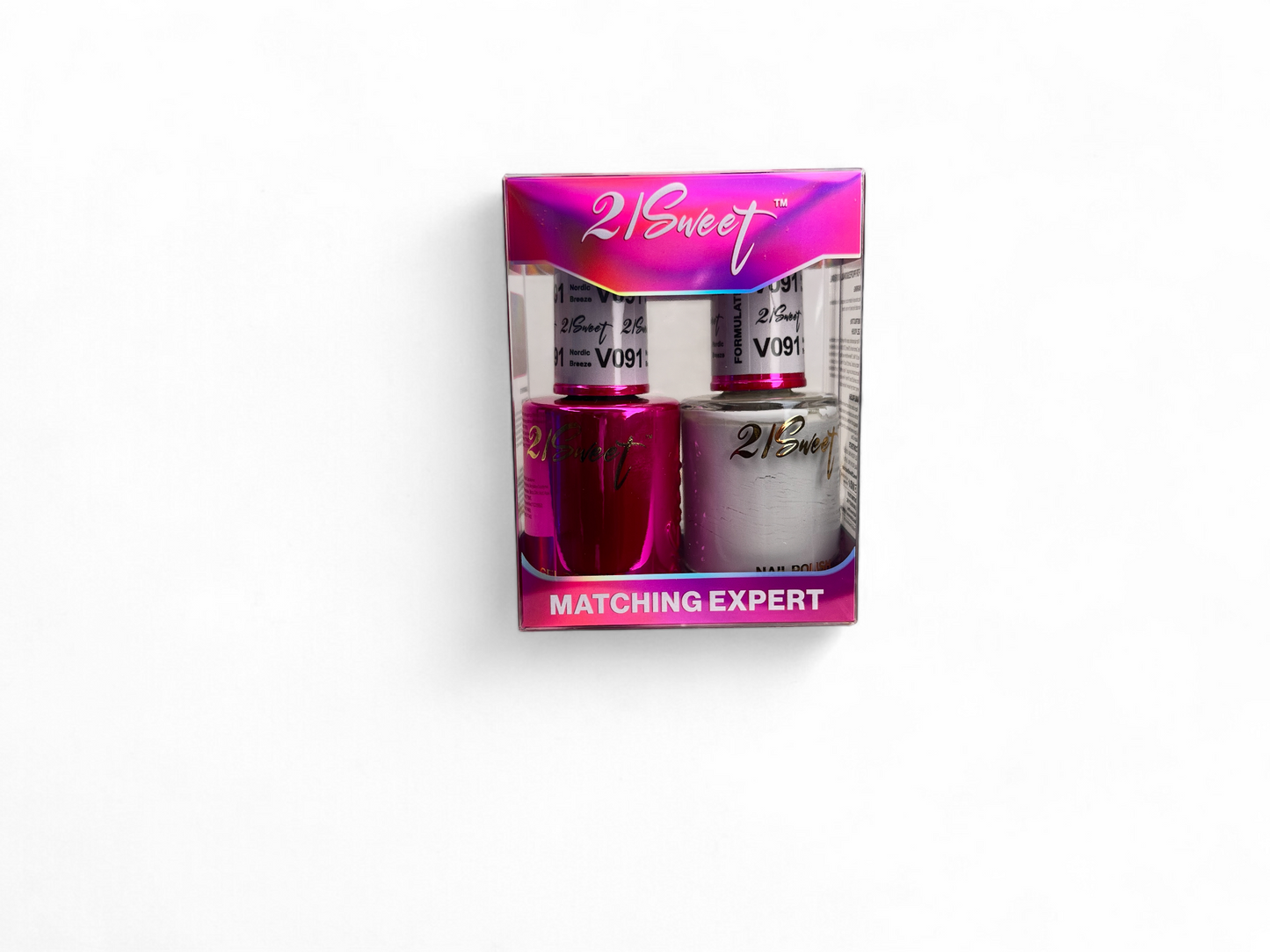 REFILL V001-V100 21Sweet Nail Polish & Gel Polish 290 Colors - 2 in 1