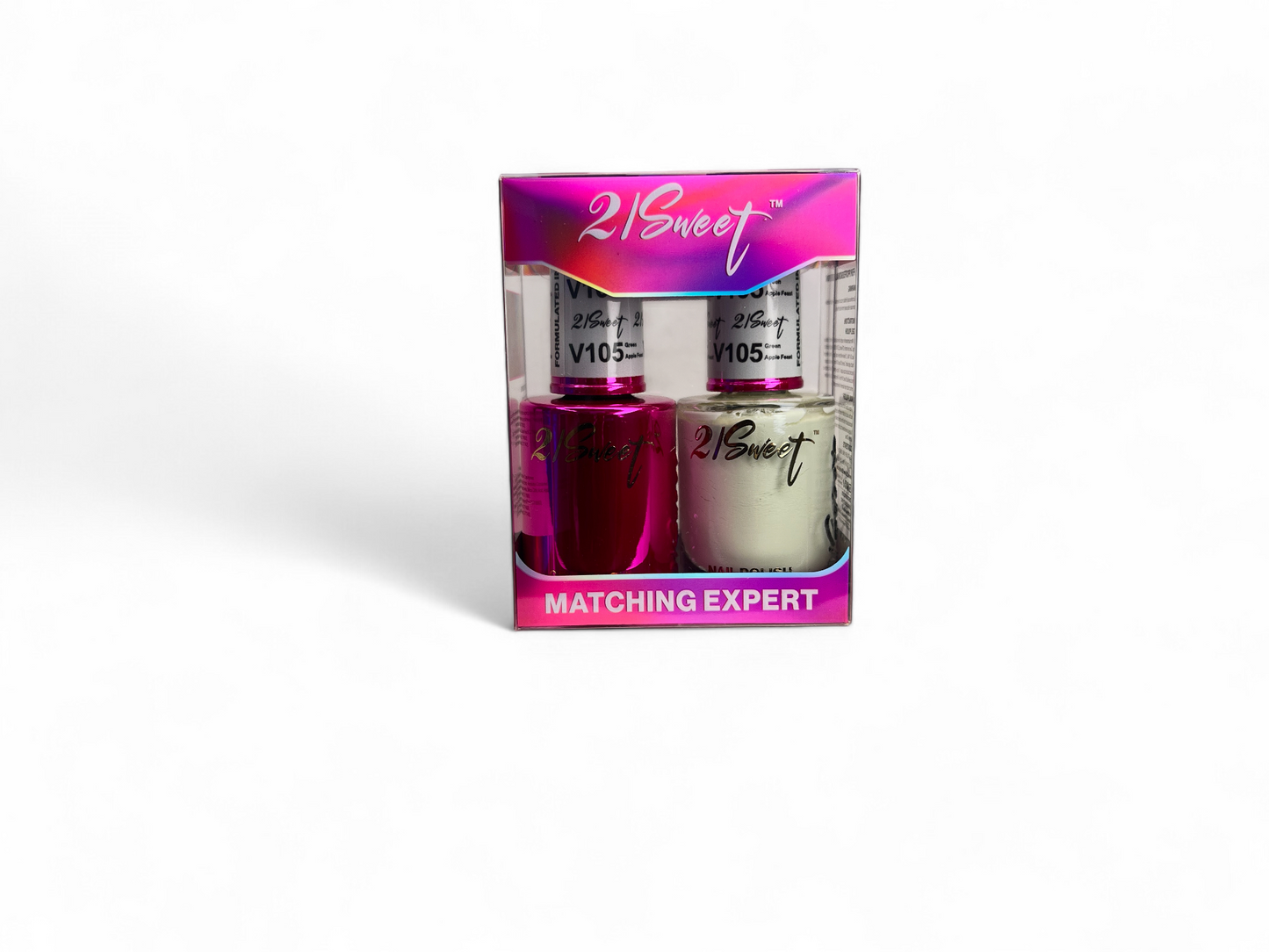 REFILL V101-V200 21Sweet Nail Polish & Gel Polish 290 Colors - 2 IN 1