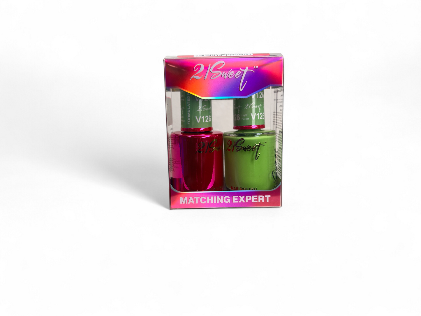 REFILL V101-V200 21Sweet Nail Polish & Gel Polish 290 Colors - 2 IN 1
