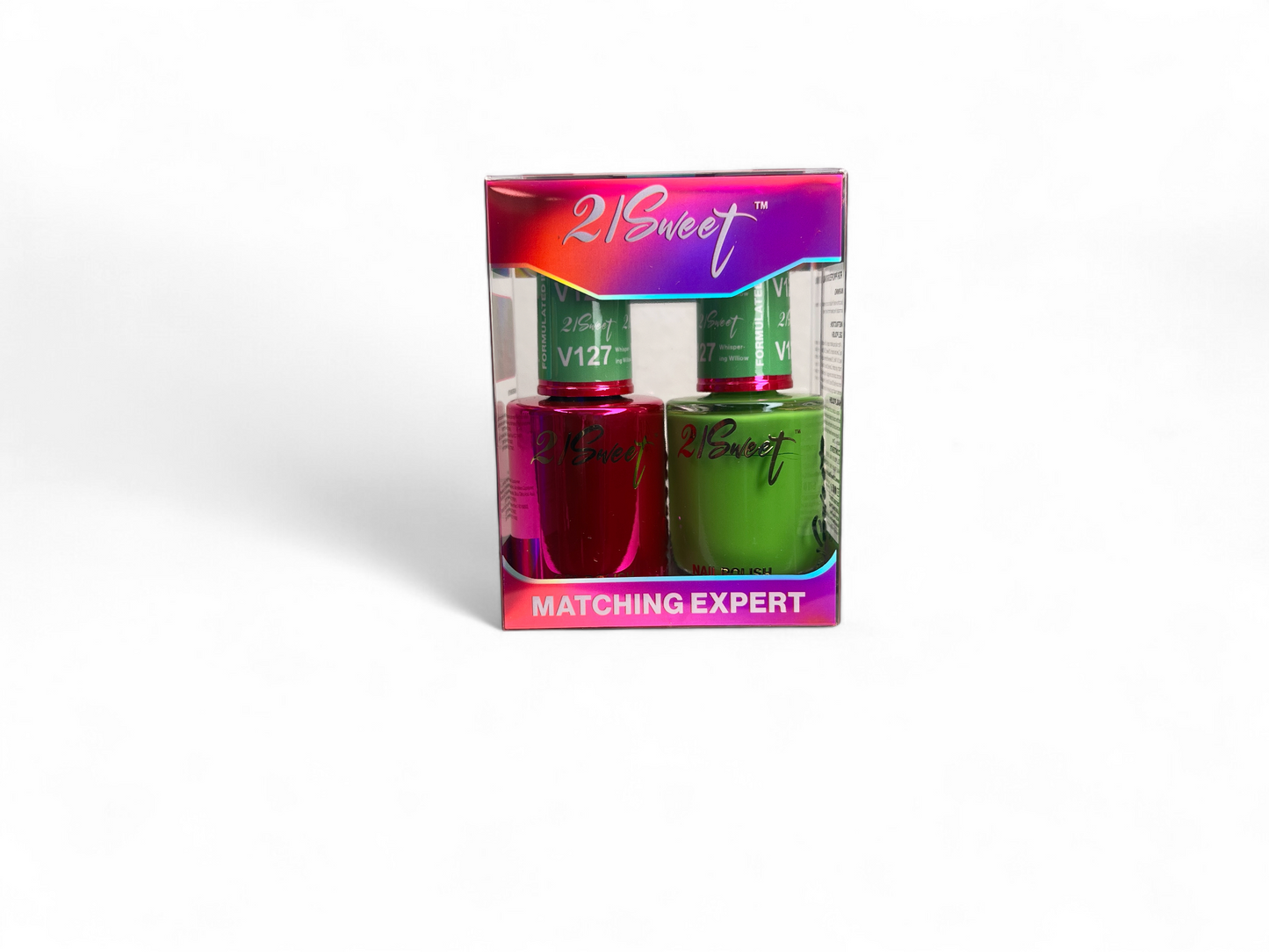 REFILL V101-V200 21Sweet Nail Polish & Gel Polish 290 Colors - 2 IN 1