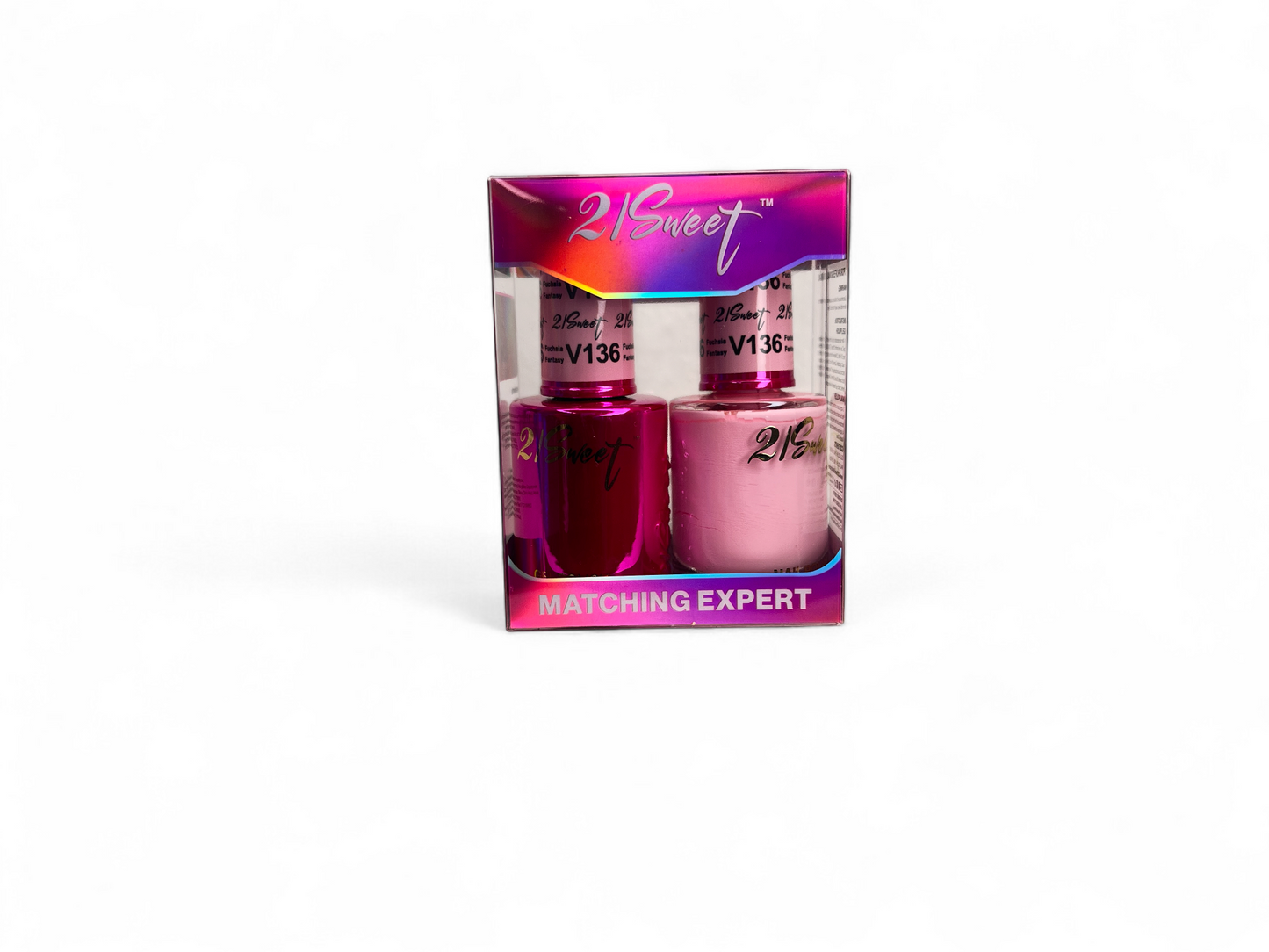 REFILL V101-V200 21Sweet Nail Polish & Gel Polish 290 Colors - 2 IN 1