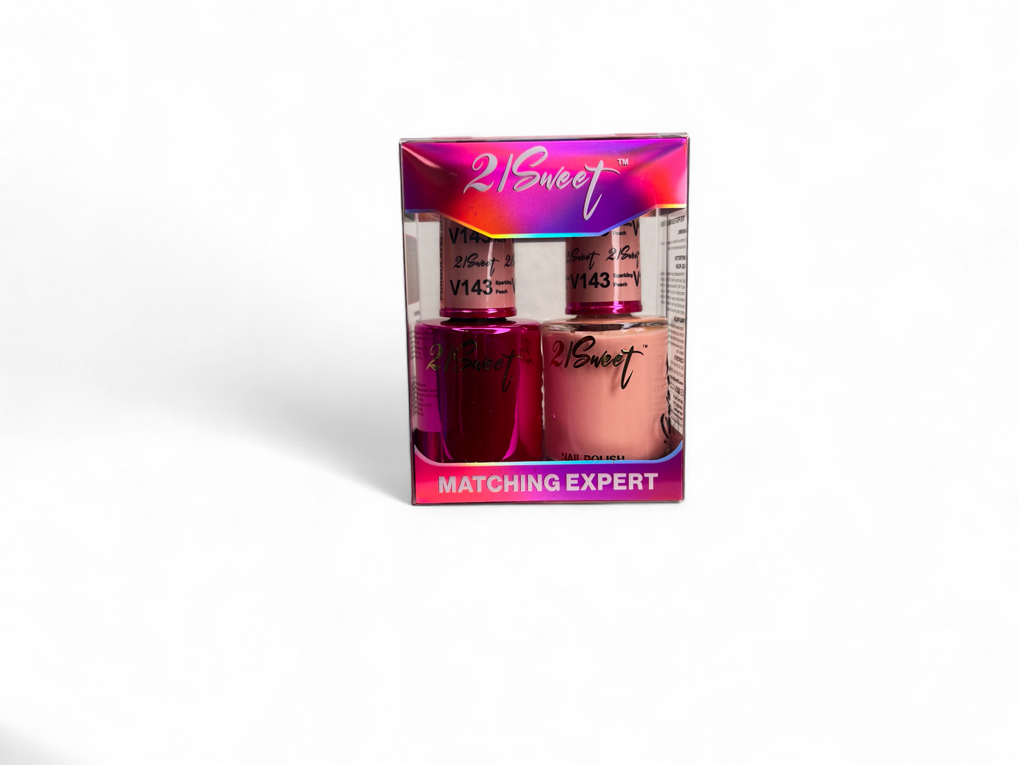 REFILL V101-V200 21Sweet Nail Polish & Gel Polish 290 Colors - 2 IN 1