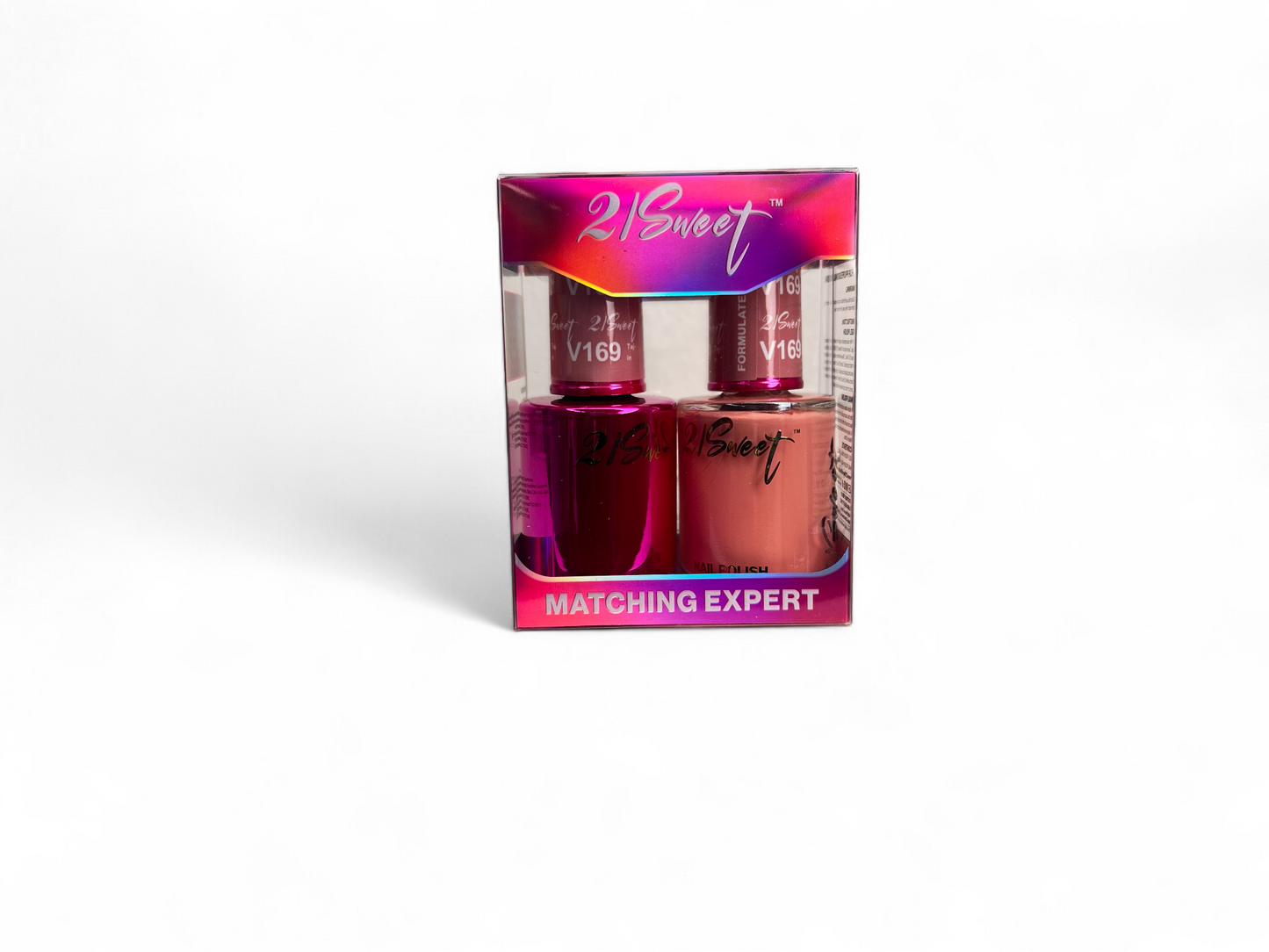 REFILL V101-V200 21Sweet Nail Polish & Gel Polish 290 Colors - 2 IN 1