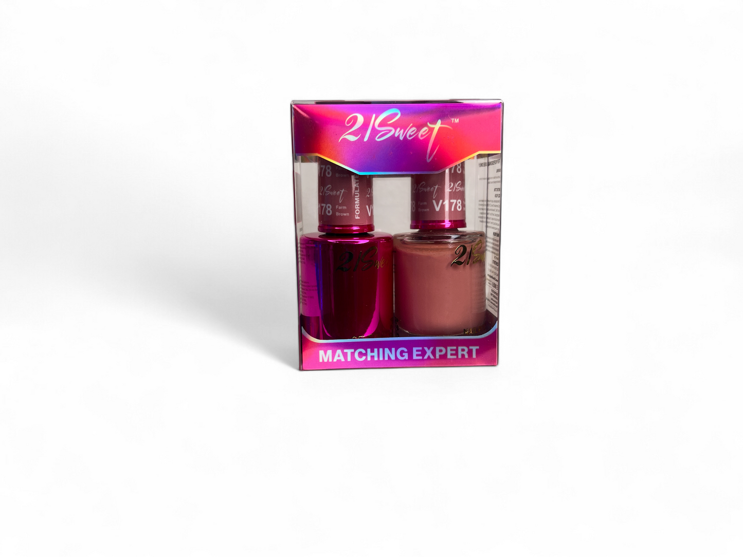 REFILL V101-V200 21Sweet Nail Polish & Gel Polish 290 Colors - 2 IN 1