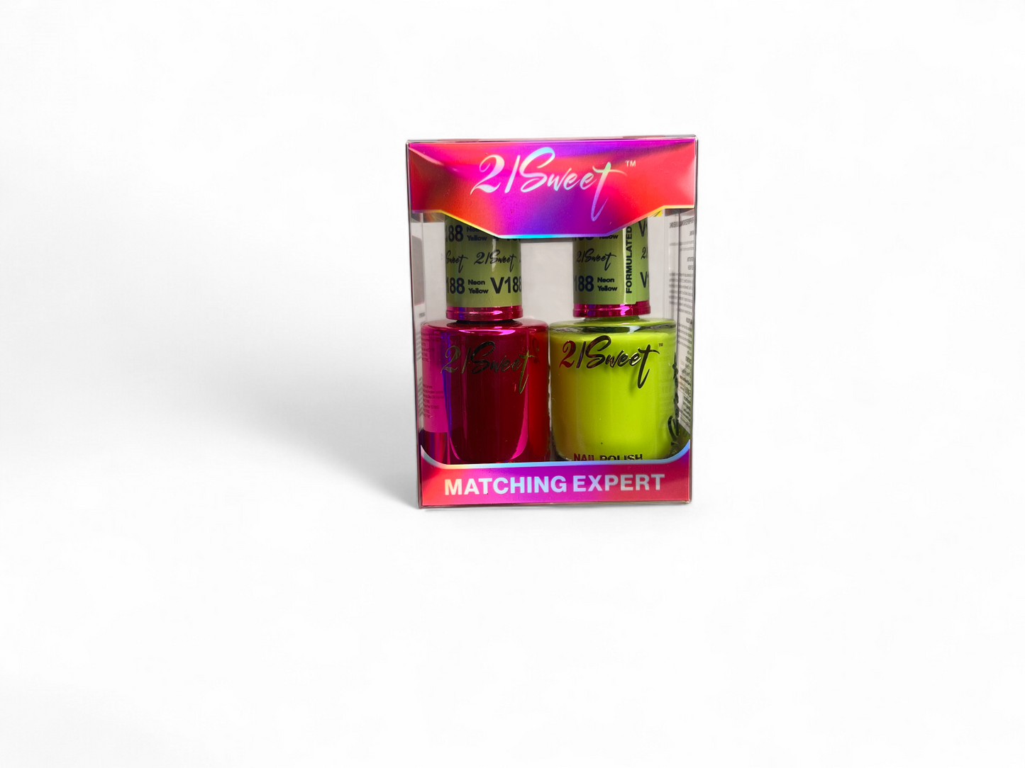 REFILL V101-V200 21Sweet Nail Polish & Gel Polish 290 Colors - 2 IN 1