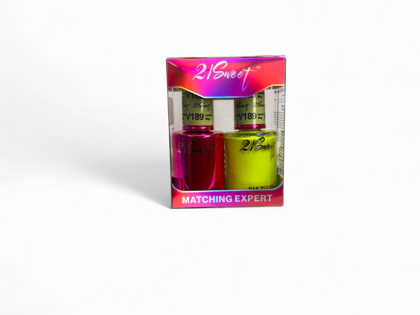 REFILL V101-V200 21Sweet Nail Polish & Gel Polish 290 Colors - 2 IN 1