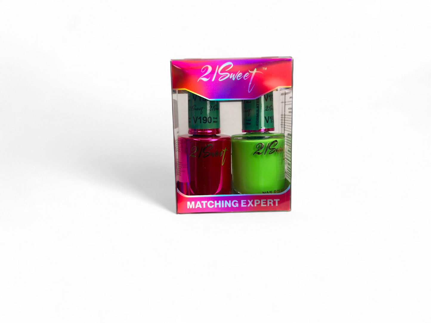REFILL V101-V200 21Sweet Nail Polish & Gel Polish 290 Colors - 2 IN 1