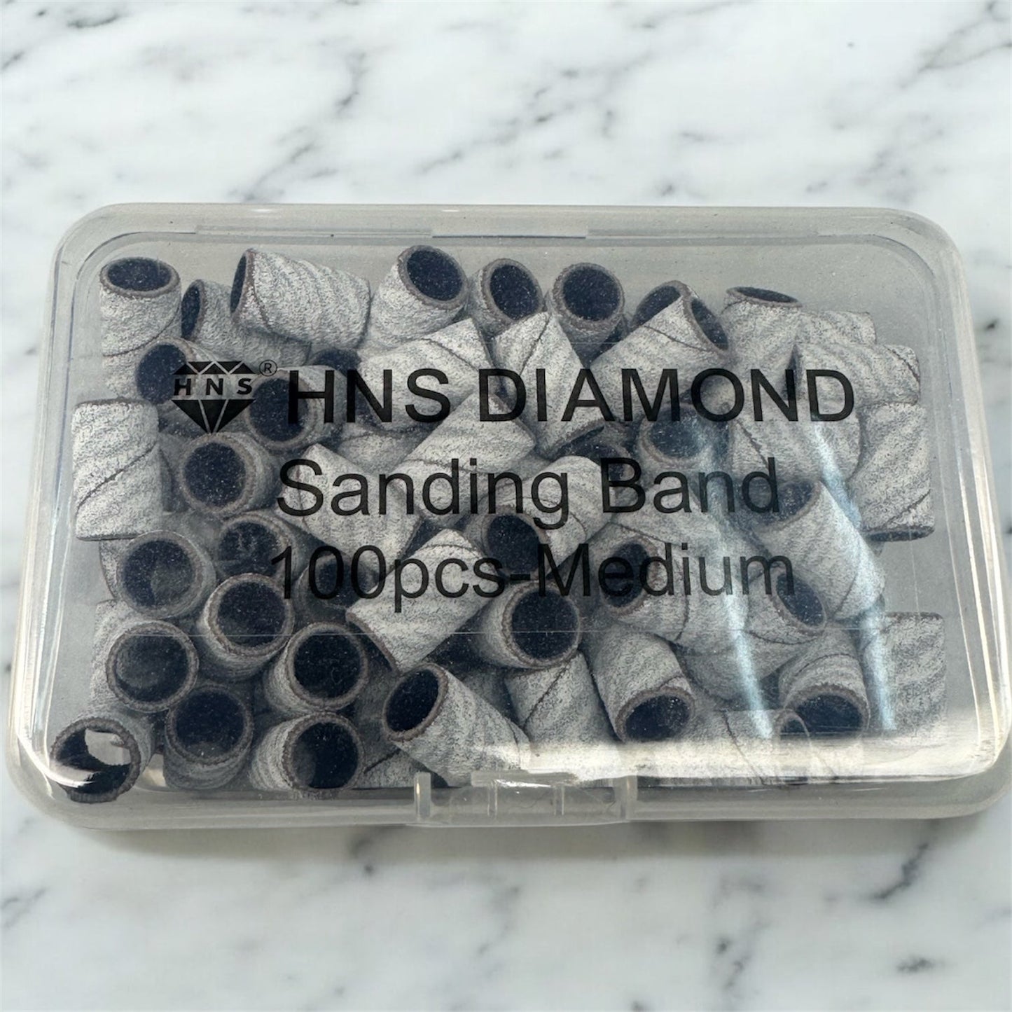 HNS Diamond Sanding Bands 100pcs - Large Size - Gray
