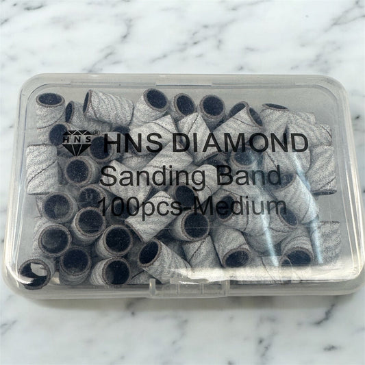 HNS Diamond Sanding Bands 100pcs - Large Size - Gray