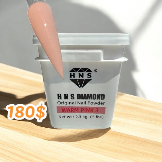 HNS Diamond Warm Pink 3 Powder 5lbs
