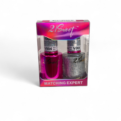 REFILL V001-V100 21Sweet Nail Polish & Gel Polish 290 Colors - 2 in 1