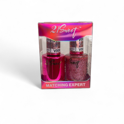 REFILL V001-V100 21Sweet Nail Polish & Gel Polish 290 Colors - 2 in 1