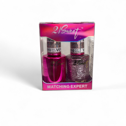 REFILL V001-V100 21Sweet Nail Polish & Gel Polish 290 Colors - 2 in 1