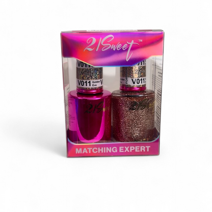 REFILL V001-V100 21Sweet Nail Polish & Gel Polish 290 Colors - 2 in 1