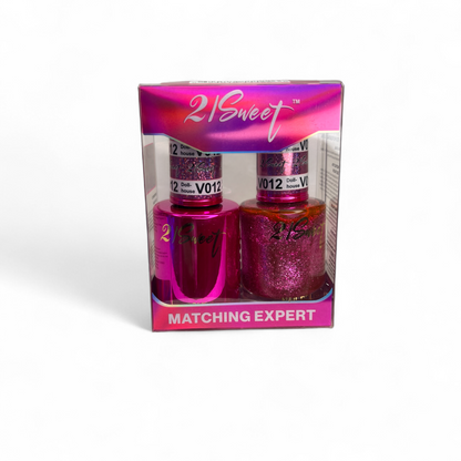 REFILL V001-V100 21Sweet Nail Polish & Gel Polish 290 Colors - 2 in 1