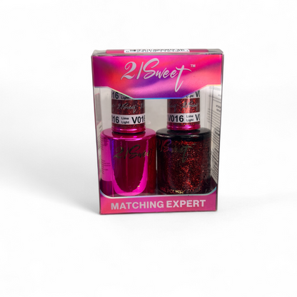 REFILL V001-V100 21Sweet Nail Polish & Gel Polish 290 Colors - 2 in 1