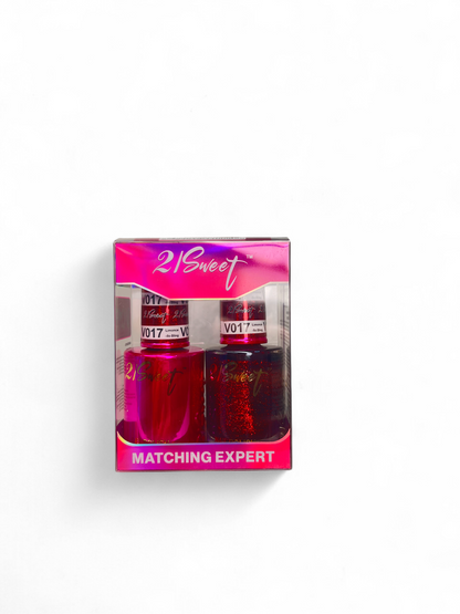 REFILL V001-V100 21Sweet Nail Polish & Gel Polish 290 Colors - 2 in 1