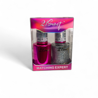 REFILL V001-V100 21Sweet Nail Polish & Gel Polish 290 Colors - 2 in 1