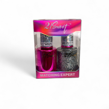 REFILL V001-V100 21Sweet Nail Polish & Gel Polish 290 Colors - 2 in 1