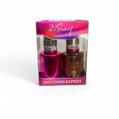REFILL V001-V100 21Sweet Nail Polish & Gel Polish 290 Colors - 2 in 1