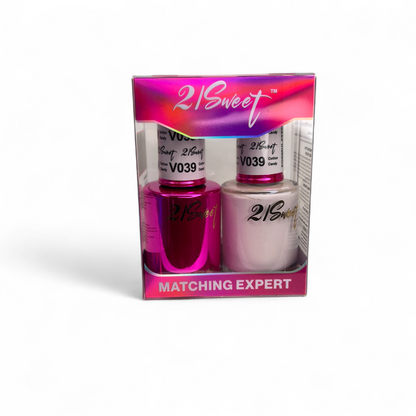 REFILL V001-V100 21Sweet Nail Polish & Gel Polish 290 Colors - 2 in 1