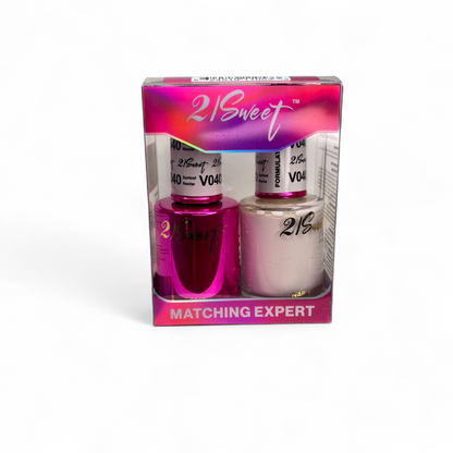 REFILL V001-V100 21Sweet Nail Polish & Gel Polish 290 Colors - 2 in 1