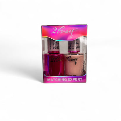 REFILL V001-V100 21Sweet Nail Polish & Gel Polish 290 Colors - 2 in 1