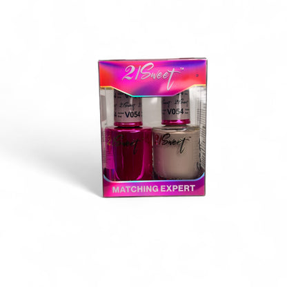 REFILL V001-V100 21Sweet Nail Polish & Gel Polish 290 Colors - 2 in 1