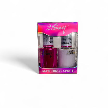 REFILL V001-V100 21Sweet Nail Polish & Gel Polish 290 Colors - 2 in 1