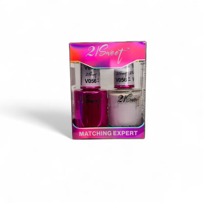 REFILL V001-V100 21Sweet Nail Polish & Gel Polish 290 Colors - 2 in 1