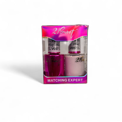 REFILL V001-V100 21Sweet Nail Polish & Gel Polish 290 Colors - 2 in 1