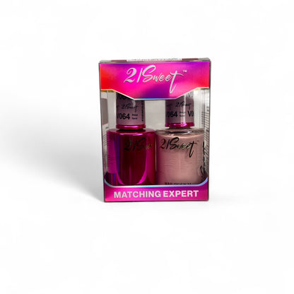 REFILL V001-V100 21Sweet Nail Polish & Gel Polish 290 Colors - 2 in 1