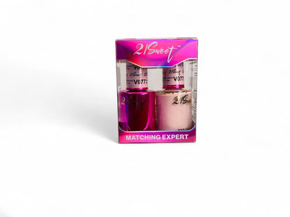REFILL V001-V100 21Sweet Nail Polish & Gel Polish 290 Colors - 2 in 1