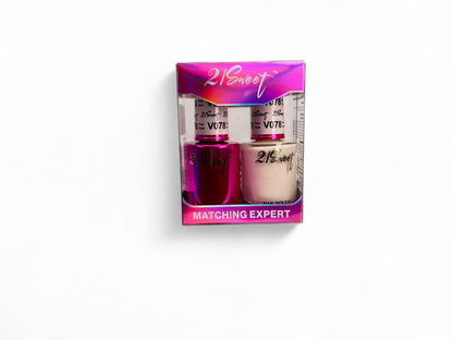 REFILL V001-V100 21Sweet Nail Polish & Gel Polish 290 Colors - 2 in 1