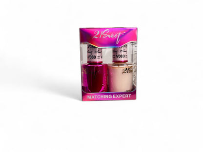 REFILL V001-V100 21Sweet Nail Polish & Gel Polish 290 Colors - 2 in 1