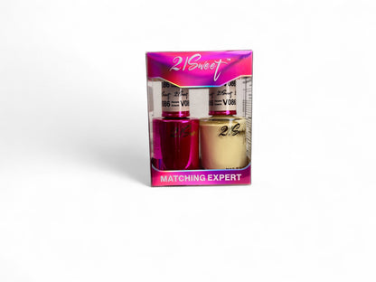 REFILL V001-V100 21Sweet Nail Polish & Gel Polish 290 Colors - 2 in 1