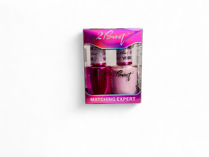 REFILL V001-V100 21Sweet Nail Polish & Gel Polish 290 Colors - 2 in 1