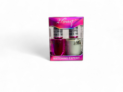 REFILL V101-V200 21Sweet Nail Polish & Gel Polish 290 Colors - 2 IN 1