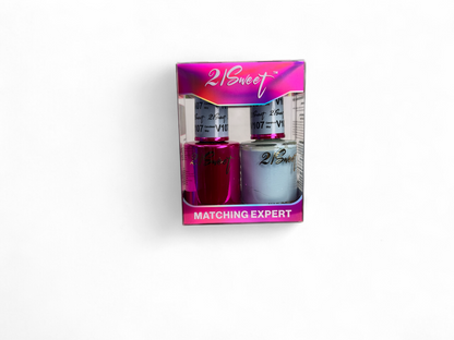 REFILL V101-V200 21Sweet Nail Polish & Gel Polish 290 Colors - 2 IN 1