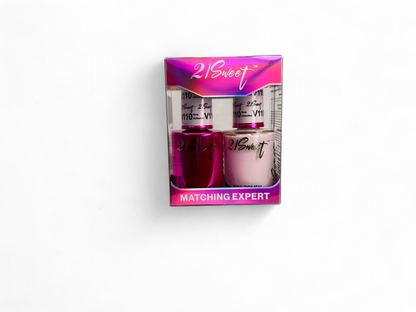 REFILL V101-V200 21Sweet Nail Polish & Gel Polish 290 Colors - 2 IN 1