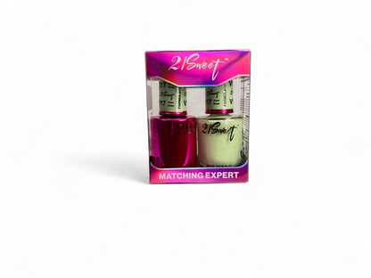 REFILL V101-V200 21Sweet Nail Polish & Gel Polish 290 Colors - 2 IN 1