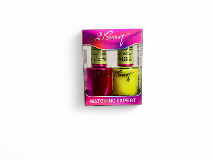 REFILL V101-V200 21Sweet Nail Polish & Gel Polish 290 Colors - 2 IN 1