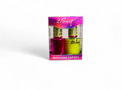 REFILL V101-V200 21Sweet Nail Polish & Gel Polish 290 Colors - 2 IN 1