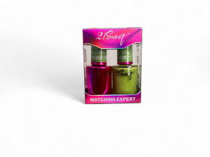 REFILL V101-V200 21Sweet Nail Polish & Gel Polish 290 Colors - 2 IN 1
