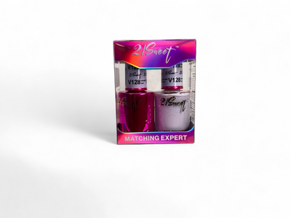 REFILL V101-V200 21Sweet Nail Polish & Gel Polish 290 Colors - 2 IN 1