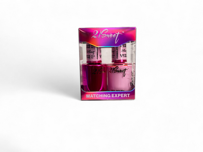 REFILL V101-V200 21Sweet Nail Polish & Gel Polish 290 Colors - 2 IN 1