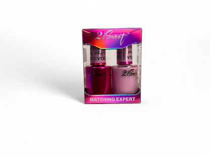 REFILL V101-V200 21Sweet Nail Polish & Gel Polish 290 Colors - 2 IN 1